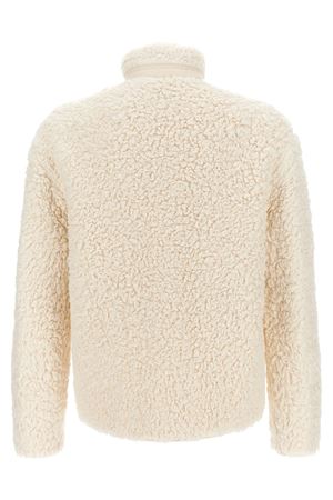 Cardigan in finto shearling bianco crema JIL SANDER | J47GU0011J20088106